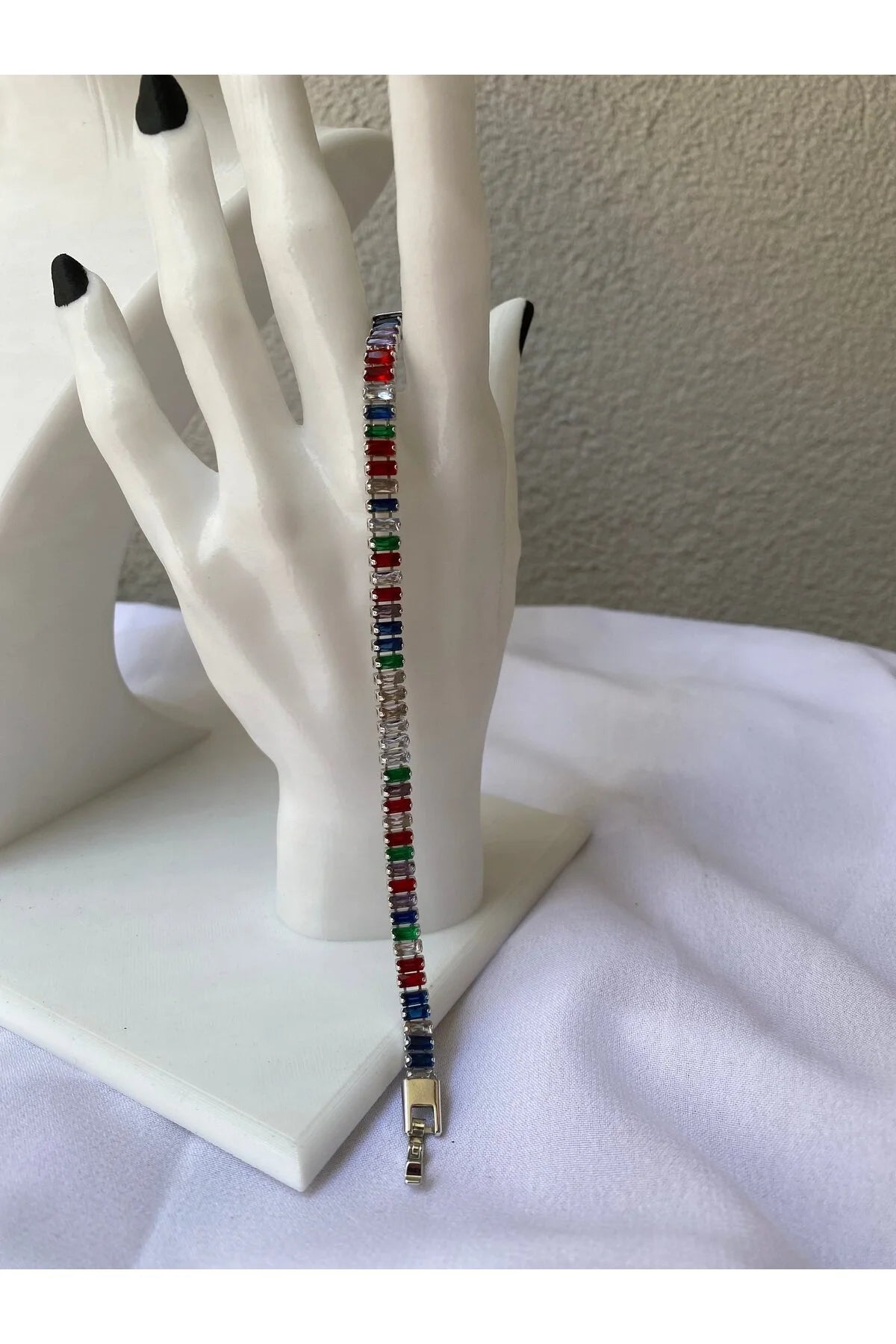 Renkli Taş Su Yolu Bileklik