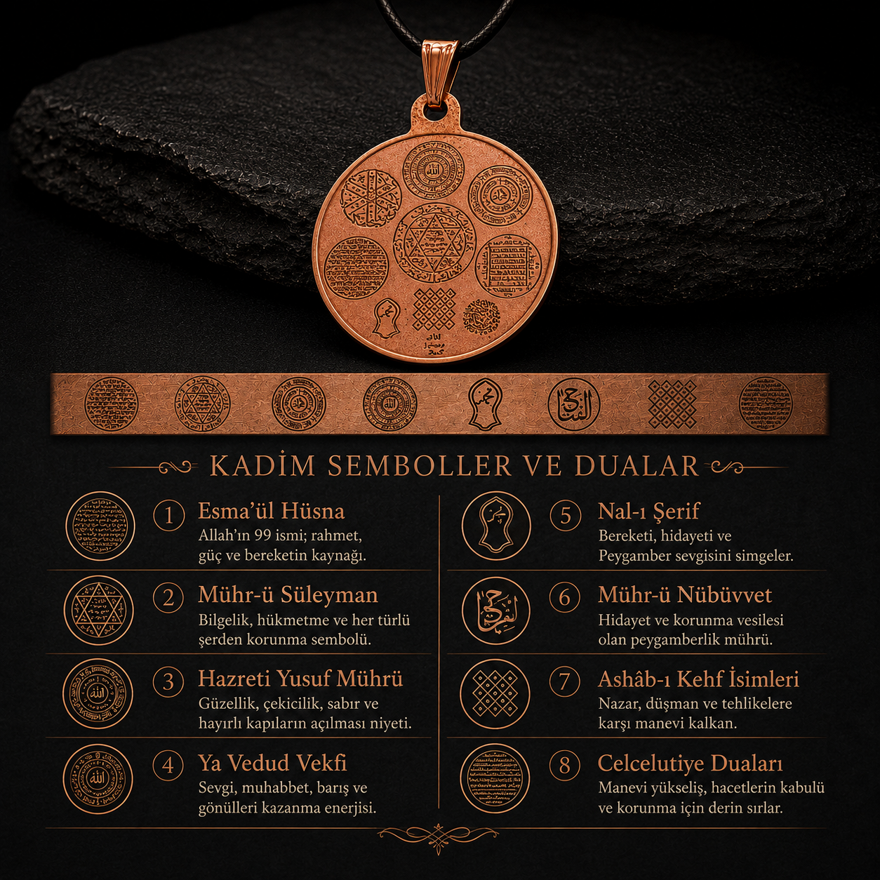 Şifalı Saf Bakır Koruma Zırh