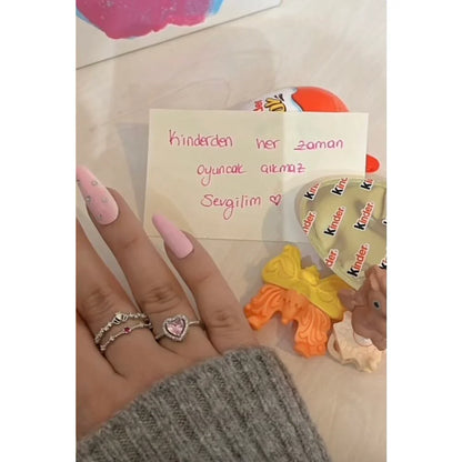 Kinder Joy İçinde Pandora Yüzük(Ayarlanabilir)