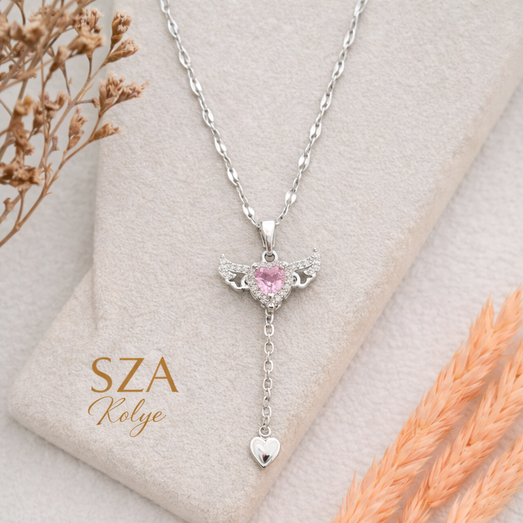 14 Ayar Altın Kaplama Sevgi Meleği Kolye