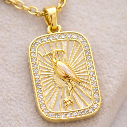 14 Ayar Altın Kaplama Zarif Kolye