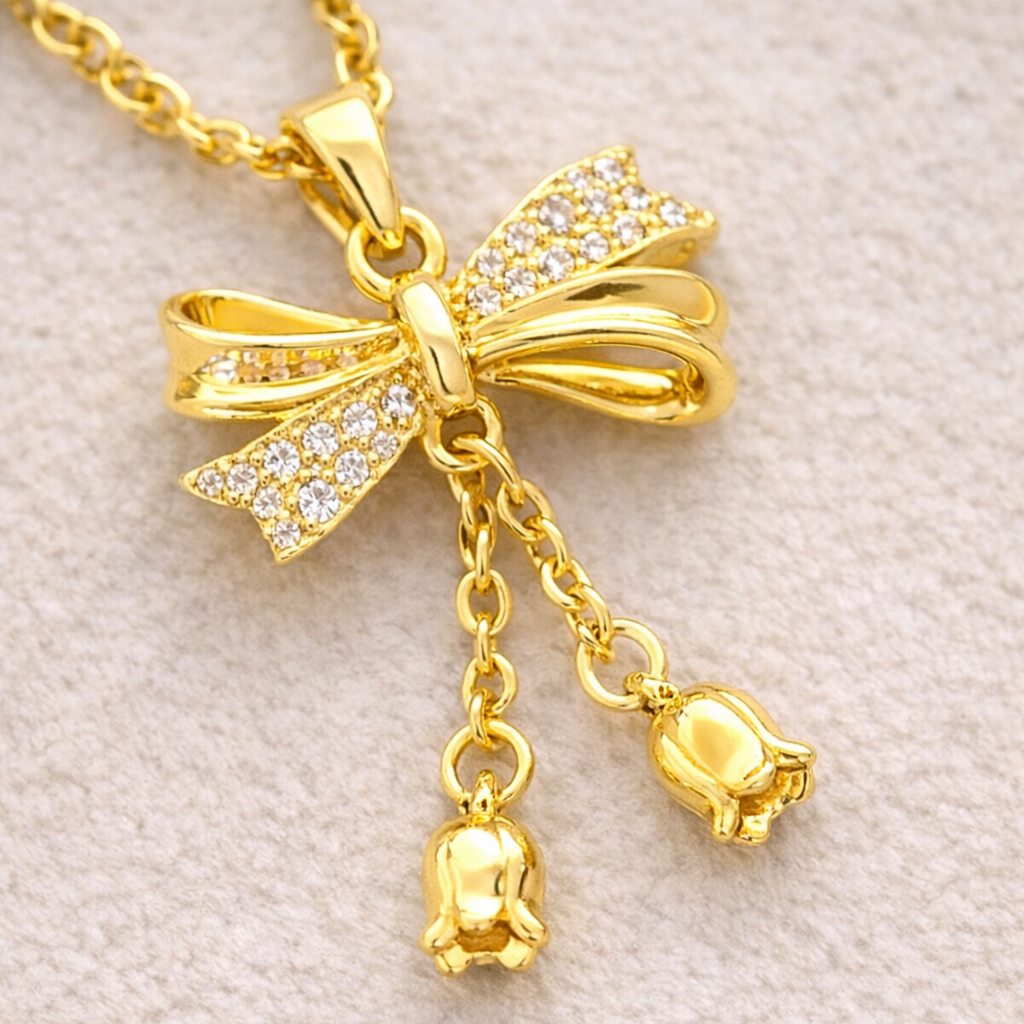 14 Ayar Altın Kaplama Kurdale Kolye