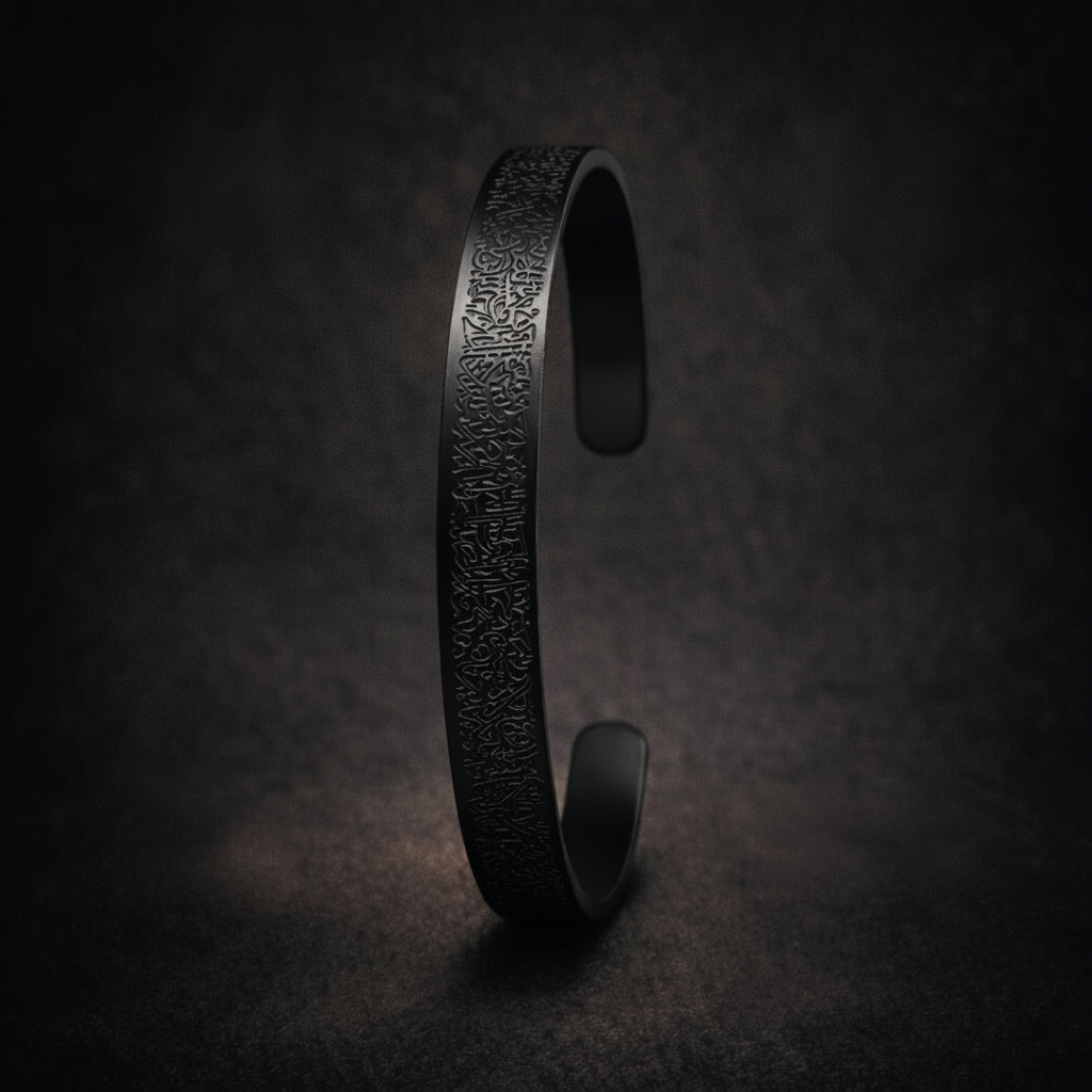 14 Ayar Altın Kaplama Ayetel Kürsi Bileklik