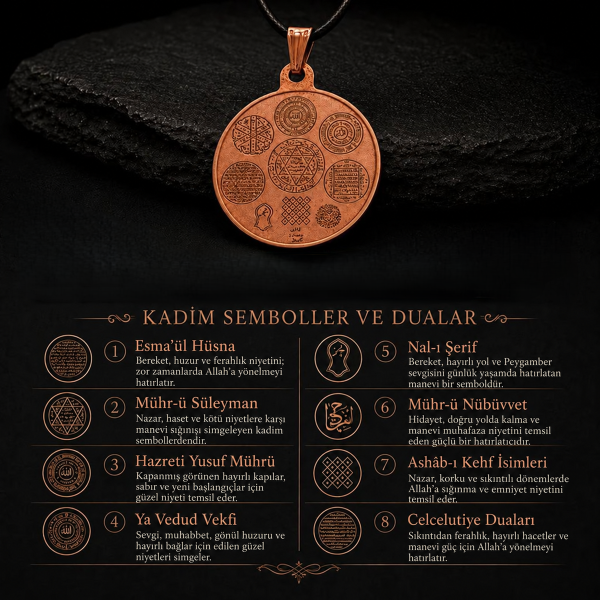 Şifalı Saf Bakır Koruma Zırh