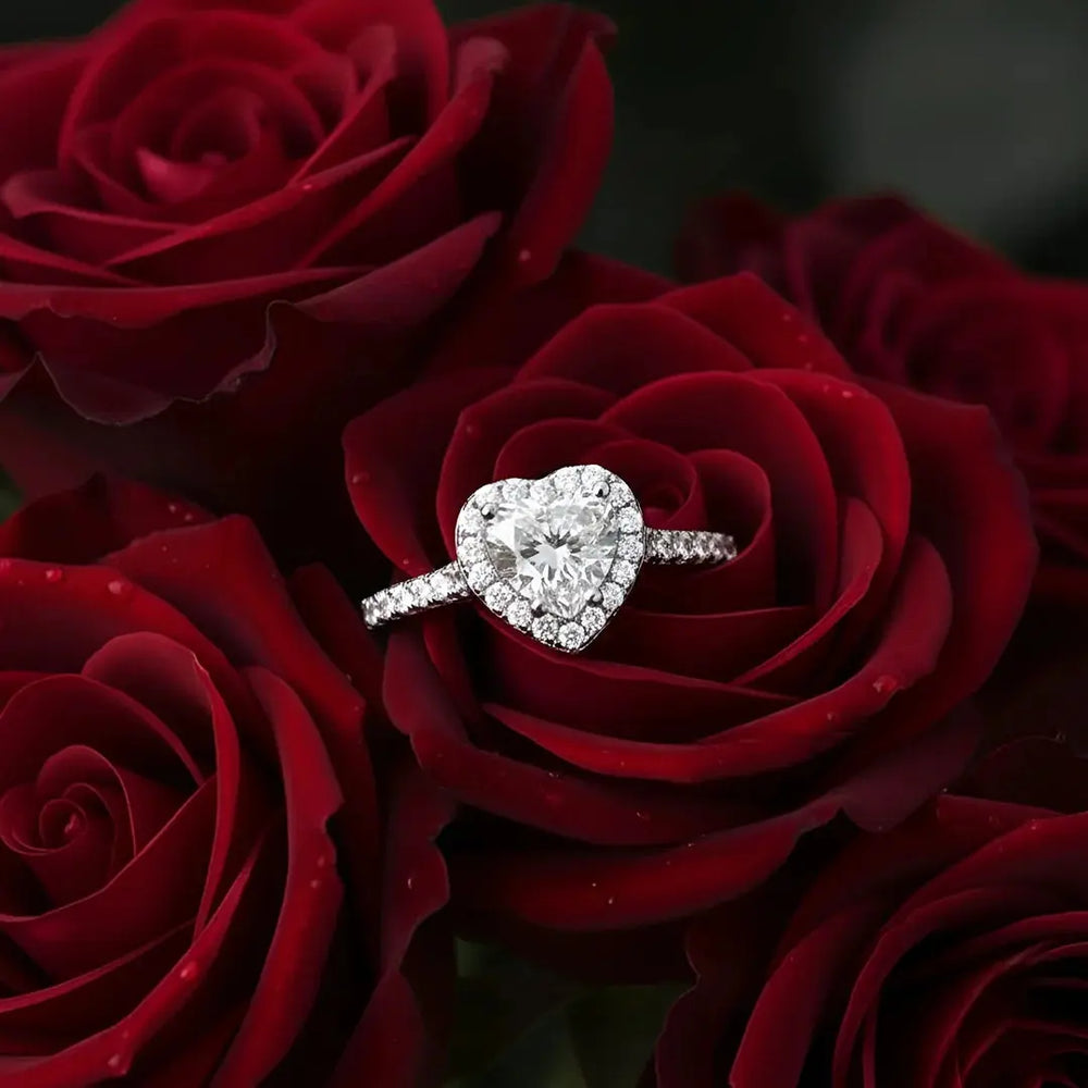 14 Ayar Altın Kaplama Pandora Yüzük(Beyaz Taş)