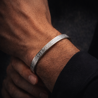 14 Ayar Altın Kaplama Ayetel Kürsi Bileklik